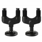 Wall Mounted Guitar Hanger Hook Support Holder Stand Round Base Wall Mount GH ABS 2PCS