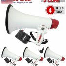 Megaphone Bullhorn Cheer Speaker Megaphono Siren Strap Portable 20RF 4PK