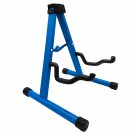 5 Core Electric Acoustic and Bass Adjustable Foldable A-Frame Premium Guitar Stands Blue GSS BLU