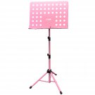 5Core Premium Music Stand for Sheet Music Folding Portable Tripod Heavy Duty MUS PNK