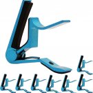 8 PACK Capo Acoustic Electric Clip Guitar String Instrument Clamp Neck Capos CAPO BLUE 8 Pcs