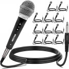 5 Core 12Pcs Microphone Dynamic Microfono XLR Audio Cardioid Mic Vocal Karaoke PM 305 12Pcs