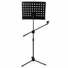 5Core Music Stand for Sheet Folding Portable Premium Boom Holder Metal Base Clip MUS MH