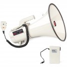 5Core Megaphone Bullhorn Bocina Loud SIREN Recording Rechargeable Handheld Mic 4501 USB