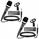 5 Core Microphone Pro Microfono Dynamic Mic XLR Audio Cardiod Vocal Karaoke 5C-POWER 2PCS