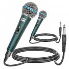 5 Core 2Pcs Microphone Pro Microfono Dynamic Mic XLR Audio Cardiod Vocal Karaoke BETA 2PCS