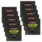 5Core 10 SET Nickel Wound Acoustic Guitar Strings, Extra Light,Gauge 0.010-0.048 GS AC BRSS HD 10SET