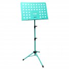Music Stand for Sheet Folding Portable Premium Boom Holder Metal Base Clip MUS BLU