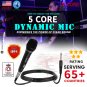 5Core Microphone Pro Dynamic Metal Mic XLR Audio Cardiod Vocal Karaoke Singing ND 235X