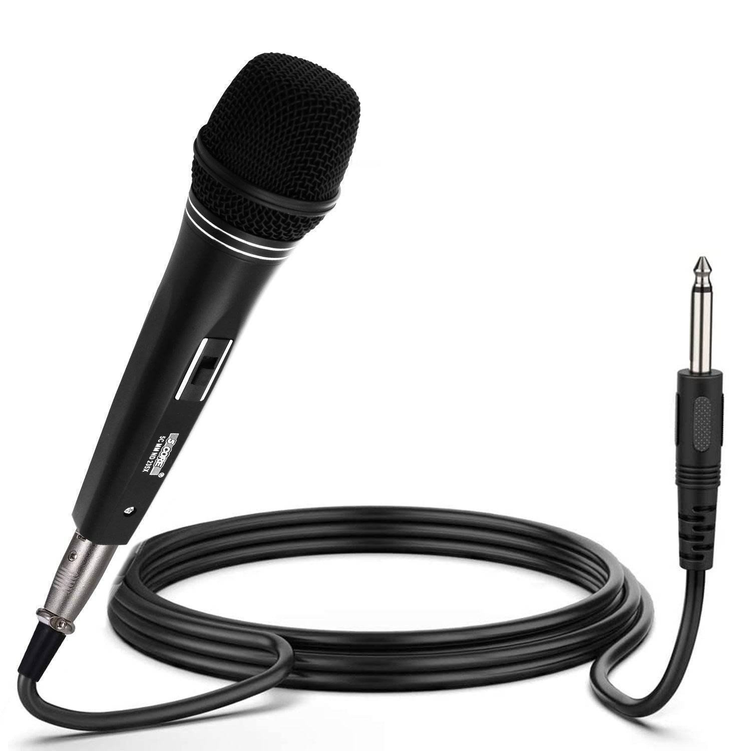 5Core Microphone Pro Dynamic Metal Mic XLR Audio Cardiod Vocal Karaoke Singing ND 235X