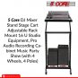 5Core 16U DJ Mixer Stand Rack Mount Stage Cart Music Equipment Studio Party Show RACK STAND 16U