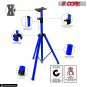 5 Core Professional Speaker Tripod Stand Adjustable Up to 72" Heavy Duty Steel SS HD 1 PK BLU