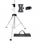 5 Core Professional Speaker Tripod Stand Adjustable Up to 72" Heavy Duty Steel SS HD 1 PK WH
