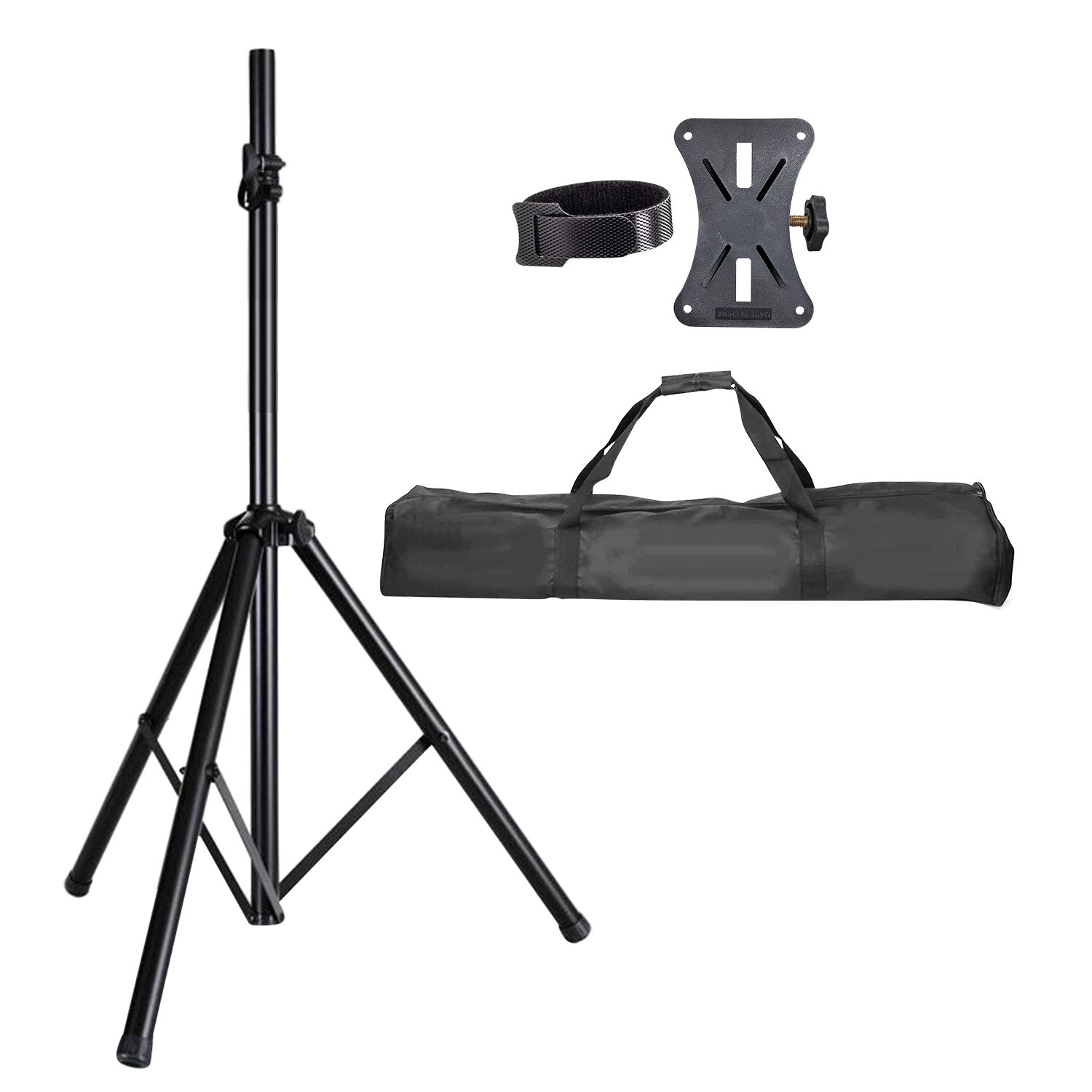 5 Core Professional Speaker Tripod Stand Adjustable Up to 72" inch W/Bag SS HD 1PK BLK BAG