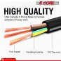 Premium Extension Cord AC 2 Prong Power Cord Cable 6Feet 5Core EXC BLK 6FT