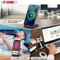 5 Core 10W Qi Wireless Charger Fast Charging Pad Stand Dock For Samsung iPhone 10W Black 2pcs