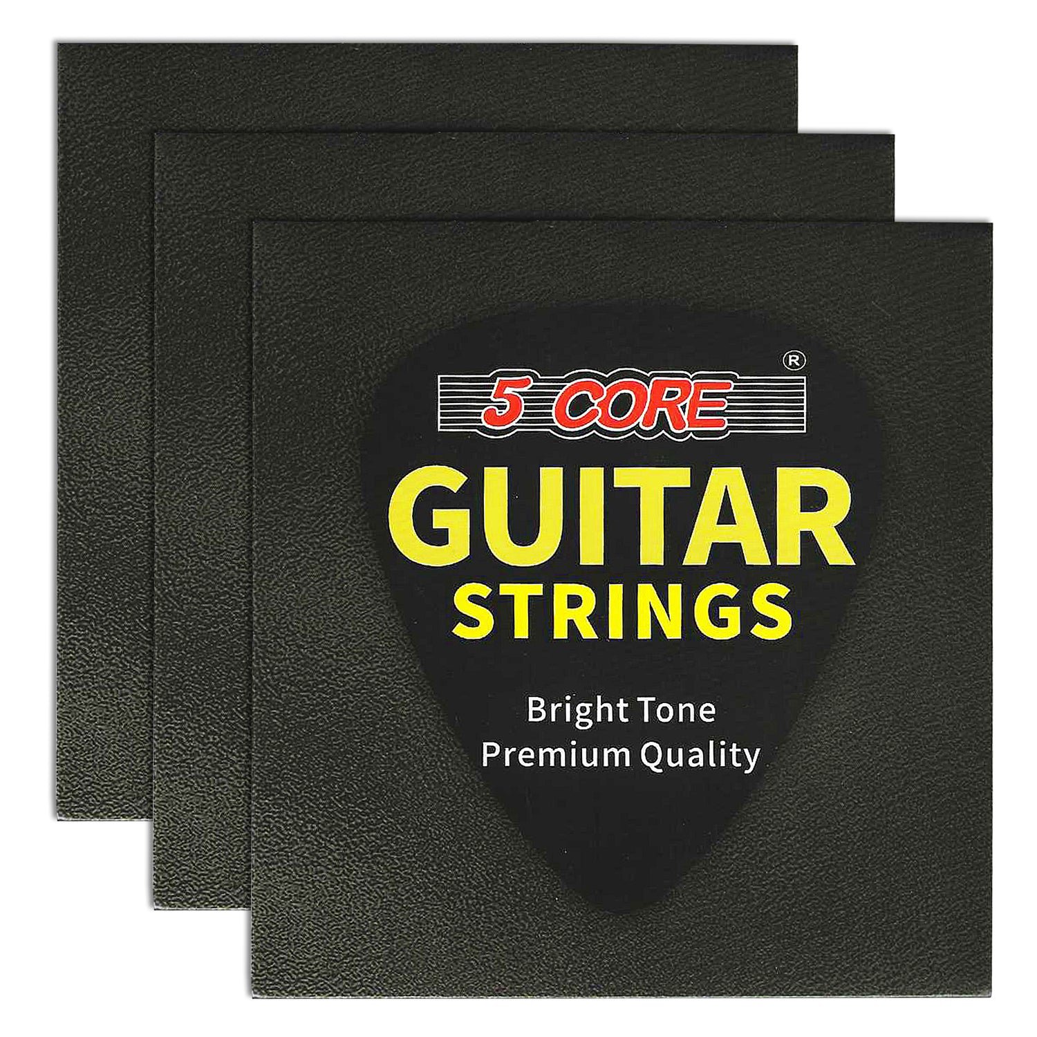 5 Core 3 PCS Electric Guitar String,Nickel Guitar Strings .010-.048 6 String Set GS EL NK 3Set