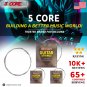5 Core10 PCS Electric Guitar String,Nickel Guitar Strings .010-.048 6 String Set GS EL NK 10Set