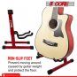 5Core " A " type Electric Acoustic and Bass Adjustable height Guitar Stands GSS RED