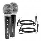 5Core Microphone Dynamic Microfono XLR Audio Cardioid Mic Vocal Karaoke Singing PM 58 2PCS