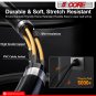 5Core 2-Prong Male-Female Extension Power Cord Cable, Outlet Extension Cable Cord EXC BLK 12FT