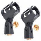 5 Core 2Pcs Black Universal Nut Adapter Microphone Clip Clamp Holder For All Mic stand MC-01 2 PCS