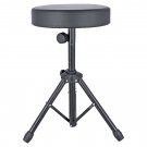 5 Core Drum Throne Saddle White| Height Adjustable Padded DS 01 BLK