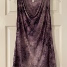 Dressbarn Purple Gold Fancy Swirl Tank Top Soft Silky Size Small Dressbarn Purple Gold Fancy Swirl Tank Top Soft Silky Size Small