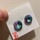 Swarovski Round Crystal Stud Earrings