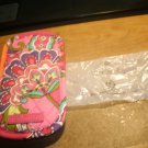 new! vera bradley-quilted double eyeglass case-pink floral pattern-look!