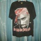 pre-owned vintage sz 2xl tupac shakur-only god can judge me- t-shirt -falsa da man gear-look!$$$$$
