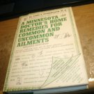 used hardback book-a minnesota doctor`s home remedies for common and uncommon ailments-1973-look