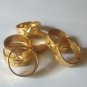Gold plated rings for weddings and events for women. To give gifts to friends.