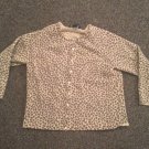 Ann Taylor Leopard Print Button Down Long Sleeve Shirt, Size M Ann Taylor Leopard Print Button Down Long Sleeve Shirt, Size M