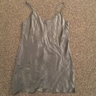 Val Mode Silver Metallic Nightgown, Size S