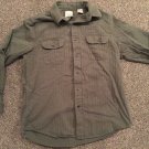 Chaps Herringbone Button Down Shirt, Size M