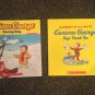 Two Curious George Books; Snowy Day and Says Thank You, Like New