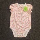 First Moments Short Sleeve Girl’s One Piece, Size 6 Mo. (12 - 16 lbs.)