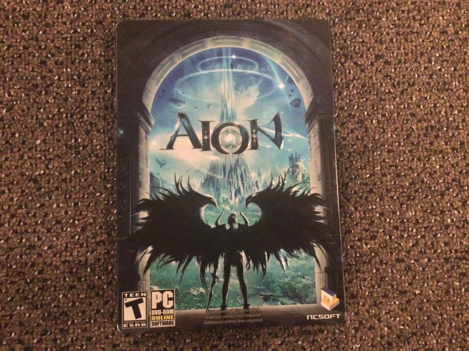 Aion (PC, 2009), A World Divided, Metal Case, Opened, Never Taken Out Of Box