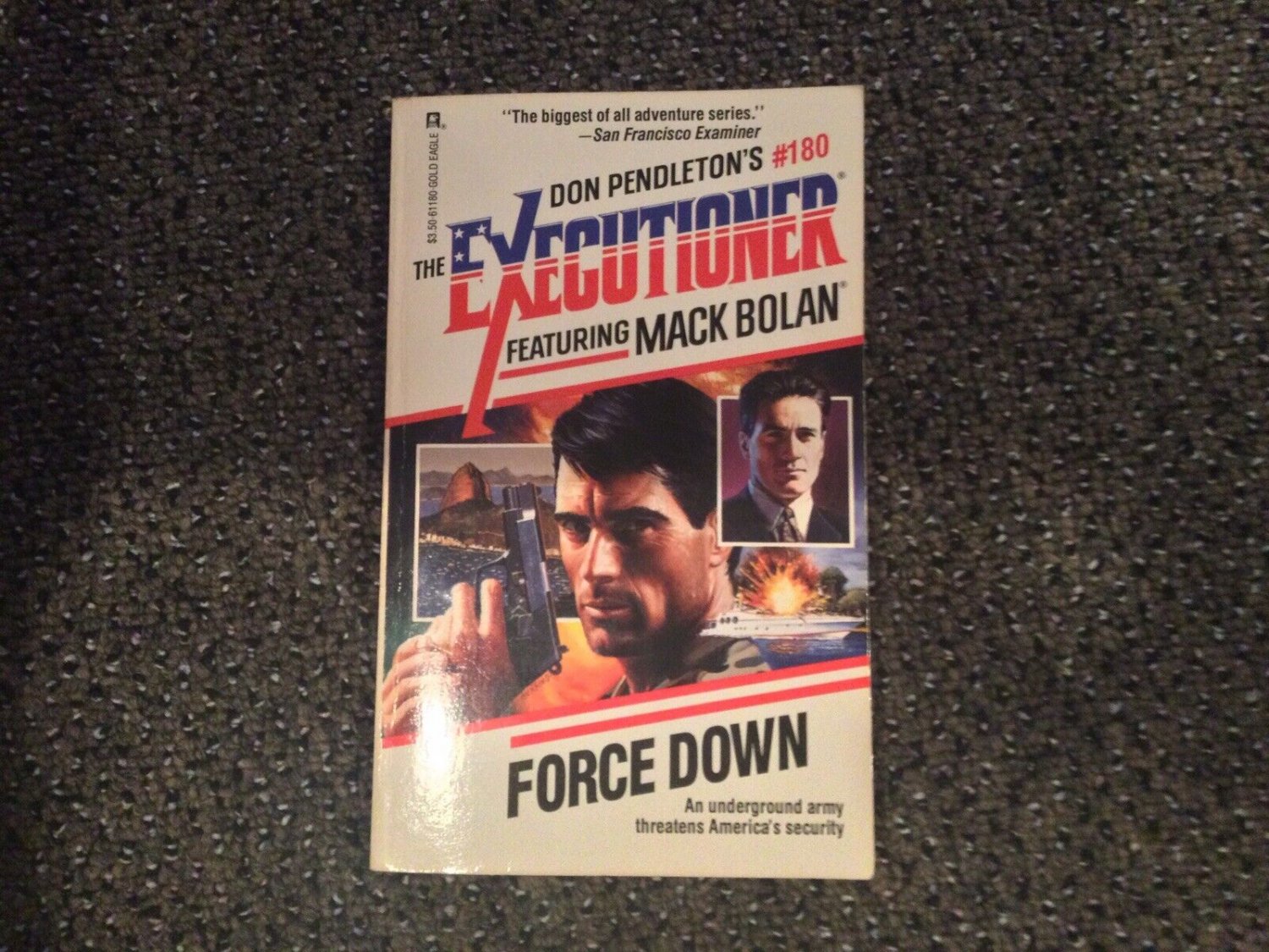 DON PENDLETON'S THE EXECUTIONER: FORCE DOWN #180  paperback (Q)