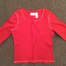 Liz Claiborne Ribbed Pullover Sweater, Size M