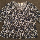 Laura Ashley Petite Long Sleeve Shirt, Size PM