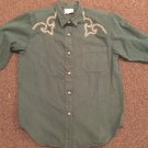 Monique Fashions Western Button Down Shirt, Size 10