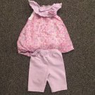 Vitamins Baby Dress and Pants Set, 6 Months