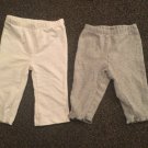 Carter’s Girl’s Pants, Size 6 Months, 2 Pair