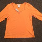 Talbots Petite Long Sleeve Shirt, Size PM, NWT