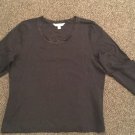 Laura Ashley Long Sleeve Petite Top, Size PL