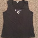 Designers Originals Beaded Tank Top, Size PL