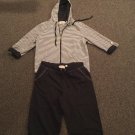 Vintage Cotton Hoodie And Sweatpants Set, Size L