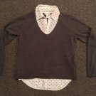 Croft & Barrow Long Sleeve Collared Shirt, Size PM